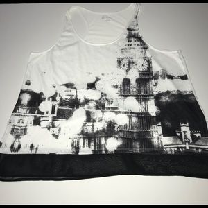 Lane Bryant Studded Watch Tower Tank Top